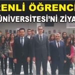 Evrenli Öğrenciler Ankara Üniversitesi’ni Ziyaret Etti